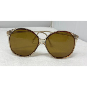 Vtg 60s 70s Polaroid‎ Oversized Sunglasses Glam Retro Smokey Tinted Lenses